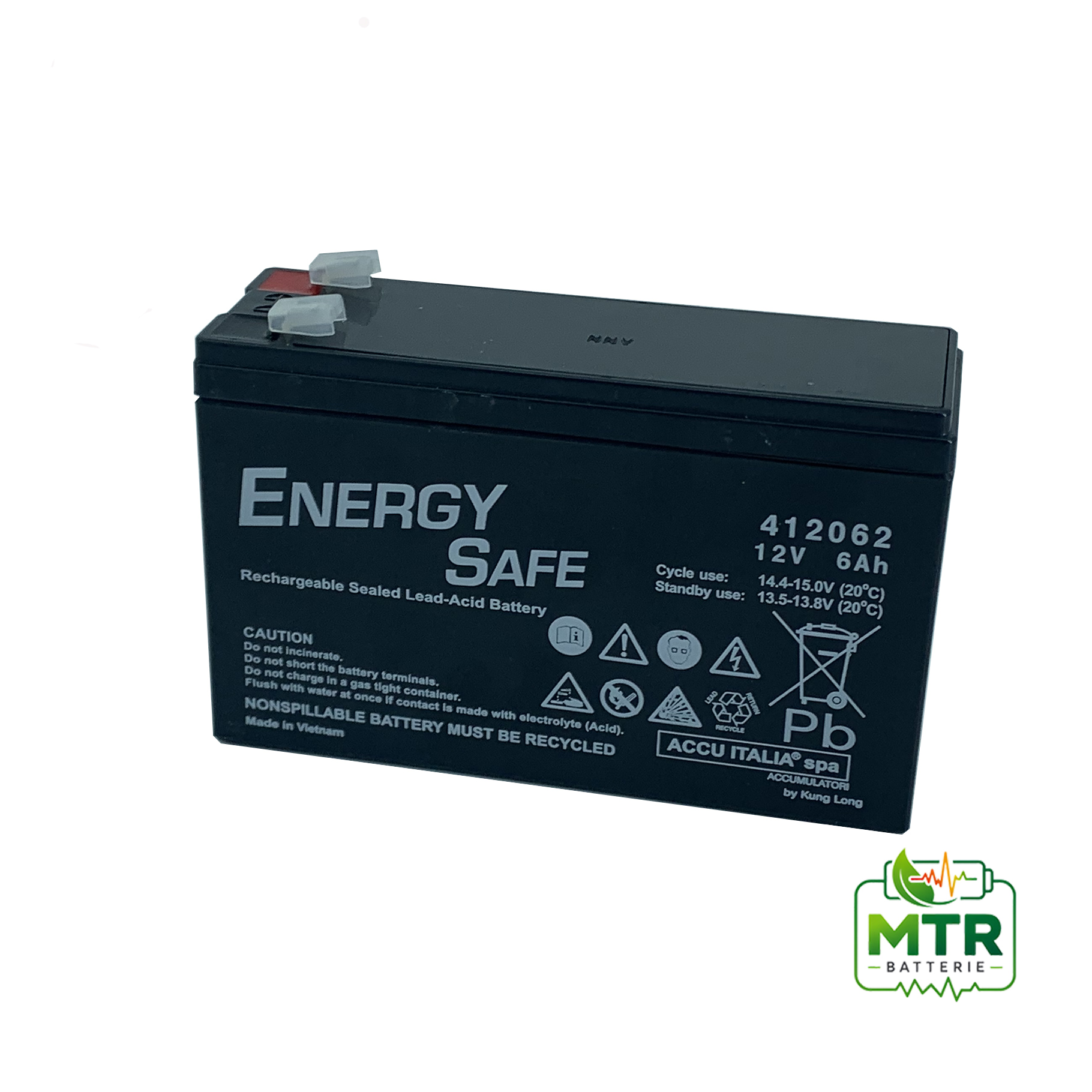 Batteria AGM 12V 6Ah