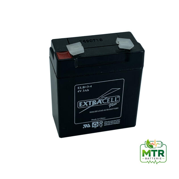 Batteria AGM 4V 3Ah EXTRACELL