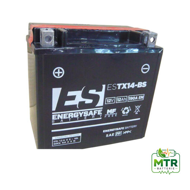 BATTERIA ENERGYSAFE ESTX14-BS (SIGILLATA CON ACIDO A CORREDO) 12V/12AH